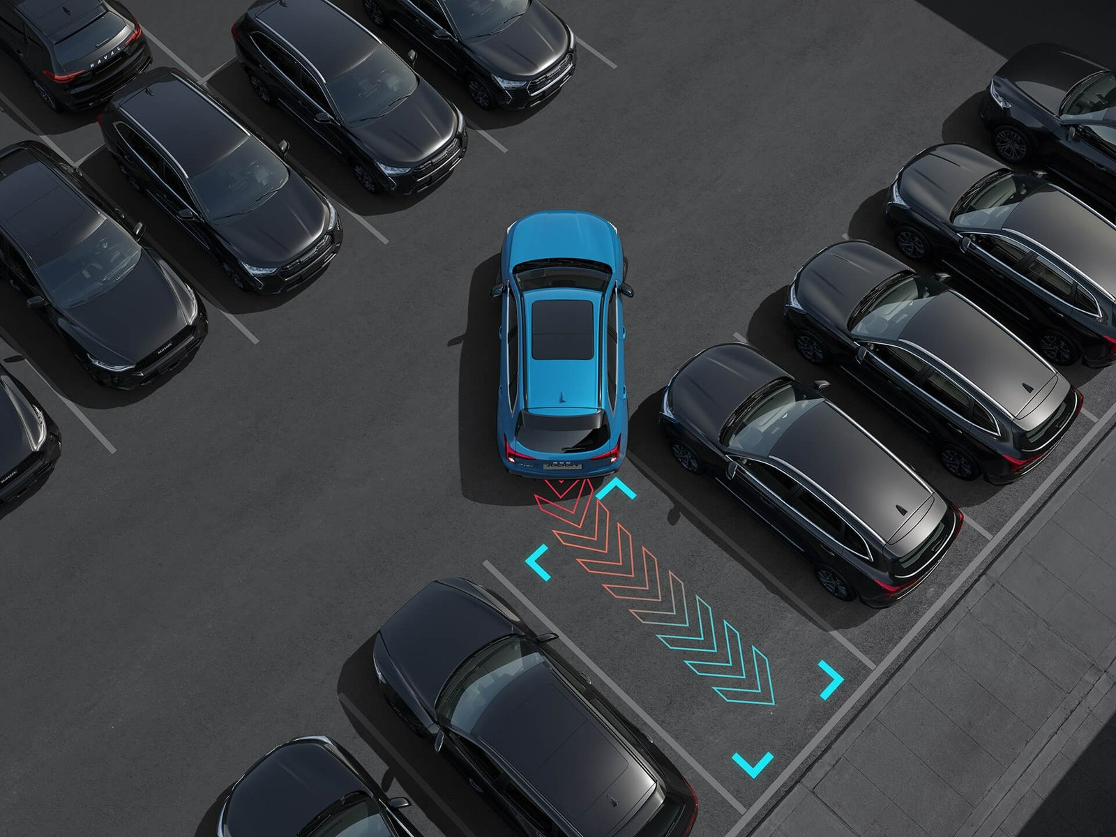 Estacionamiento automatico en 90 grados